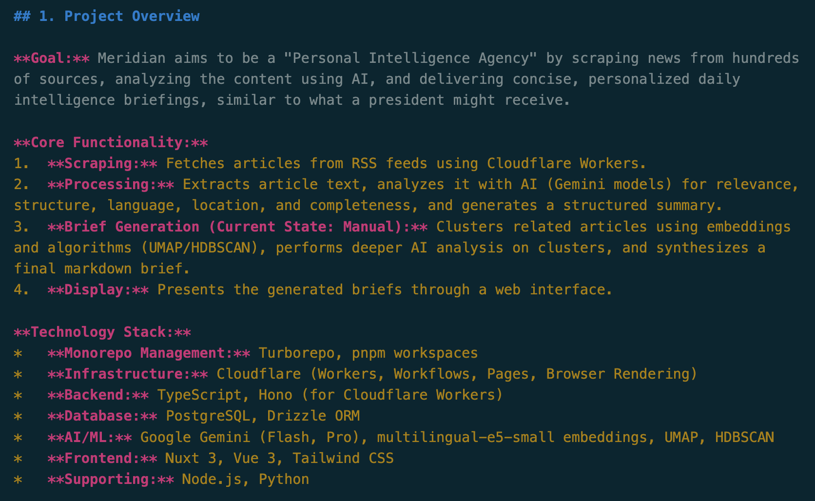 Meridian Documentation